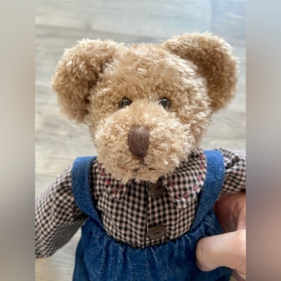 3/55$‎ Russ Teddy Bear malleable legs & arms beige colour collectibles - Picture 15 of 16